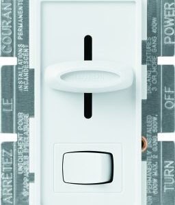 Lutron Skylark Preset Dimmer, 1000-Watt Incandescent, Single-Pole, S-10P-WH, White