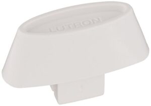 lutron glyder dimmer replacement knob, gk-wh, white