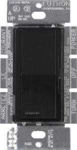 lutron dvelv-300p-bl diva 300-watt single pole electronic low-voltage dimmer, black