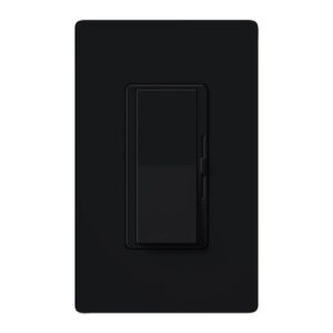 Lutron DVELV-300P-BL Diva 300-Watt Single Pole Electronic Low-Voltage Dimmer, Black