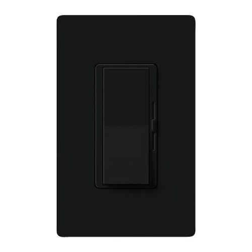 Lutron DVELV-300P-BL Diva 300-Watt Single Pole Electronic Low-Voltage Dimmer, Black