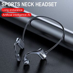 #6Mjp64 Wireless Bluetooth Headset Bone Conduction Headphones Bluetooth 5 2 Wireless Earbuds Outdoor Sport Headset Business H