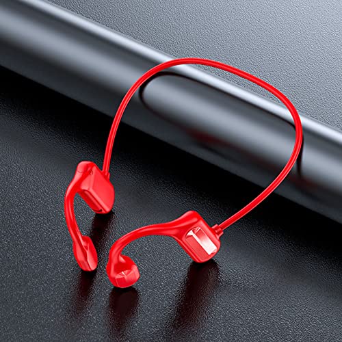 #6Mjp64 Wireless Bluetooth Headset Bone Conduction Headphones Bluetooth 5 2 Wireless Earbuds Outdoor Sport Headset Business H