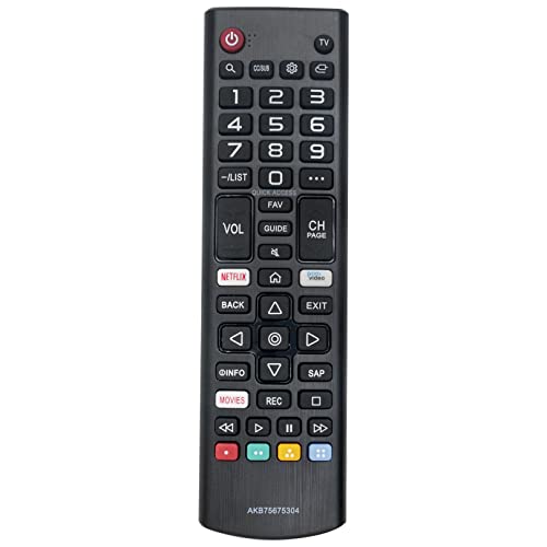 AKB75675304 Replace Remote Control fit for LG Smart TV HDTV 32LM5620BPUA 32LM570BPUA 32LM620BPUA 32LM630BPUB 32LM6350PUA 32LM639BPUB 43LM5700PUA 43LM6300PUB 55UM69 65UM73000PUA