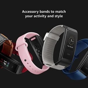 Amazon Halo View fitness tracker, with color display for at-a-glance access to heart rate, activity, and sleep tracking – Active Black – Medium/Large
