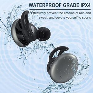 #74E9WA Bluetooth Earphones Wireless in Ear Earphones Waterproof Sports Running Electric Display Bluetooth Earphones