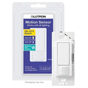 lutron ms-ops6m2-dv-wh occupancy sensor switch, white