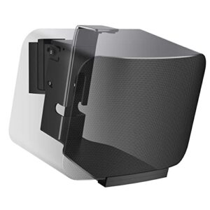 wali speaker wall mount brackets for sonos play 5 gen2 (1 pack, black)