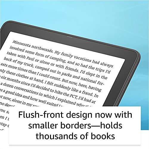 Kindle Paperwhite Signature Edition (32 GB) – With a 6.8" display, wireless charging, and auto-adjusting front light – Without Lockscreen Ads – Denim