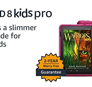 All-new Amazon Fire HD 8 Kids Pro tablet, 8" HD display, ages 6-12, 30% faster processor, 13 hours battery life, Kid-Friendly Case, 32 GB, (2022 release), Rainbow Universe