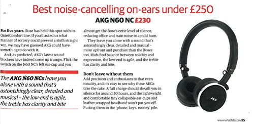 AKG Noise Canceling Headphone Black (N60)