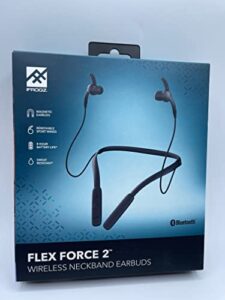 ifrogz – flex force 2 in ear bluetooth headphones – black and gray
