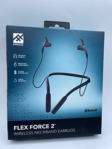 iFrogz - Flex Force 2 in Ear Bluetooth Headphones - Black and Gray