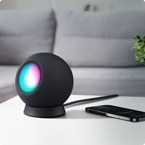 Spigen Silicone Fit Designed for HomePod Mini Stand HomePod Mini Speaker Holder - Black