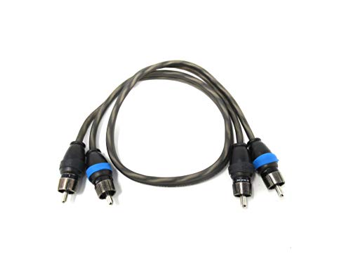 Sky High Car Audio 2 Channel Twisted 6 ft RCA Cables Coated 6' OFC