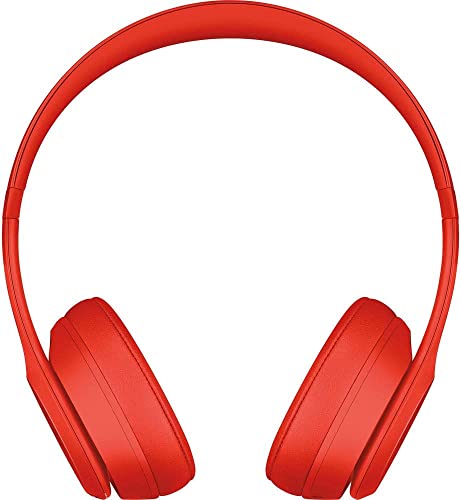 Beats by Dr. Dre - Beats Solo3 Wireless On-Ear Headphones - (Citrus Red) (Renewed)
