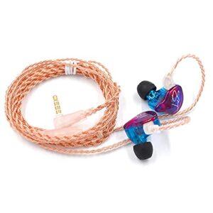 KZ ZST 1BA 1DD in Ear Earphone Clear HiFi Monitor Earbuds Wired Sport Gaming Earphone for Musician Singer Audiophile