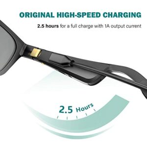 TUSITA [2-Pack Charger Compatible with Bose Frames Alto S/M M/L, Bose Frames Rondo, Bose Frames Soprano, Bose Frames Tenor - USB Magnetic Charging Cable 3.3ft 100cm - Audio Sunglasses Accessories