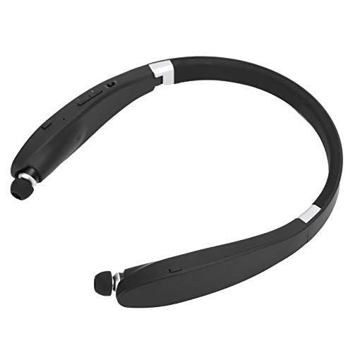 SX‑991 Bluetooth Headset, Bluetooth 5.0 Neckband Headphones Foldable Sports Earphone with Retractable Earbuds, for Home Office,Video Conference, with Carry Case