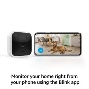 Certified Refurbished Blink Indoor (3rd Gen) – wireless, HD security camera with two-year battery life, motion detection, and two-way audio – 2 camera kit