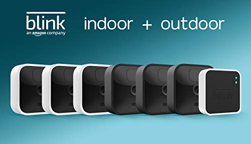 Blink para exteriores et interiores (3ª generación) - cámaras de seguridad HD inalámbricas con una batería de dos años de duración y detección de movimiento - sistema de 6 cámaras