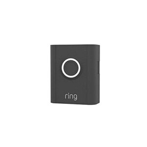 ring interchangeable faceplate for doorbells – video doorbell 2, video doorbell 3, video doorbell 3 plus, video doorbell 4, battery doorbell plus – galaxy black