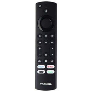 toshiba oem remote control (ct-rc1us-21) with primevideo/netflix/hbo/hulu keys (renewed)