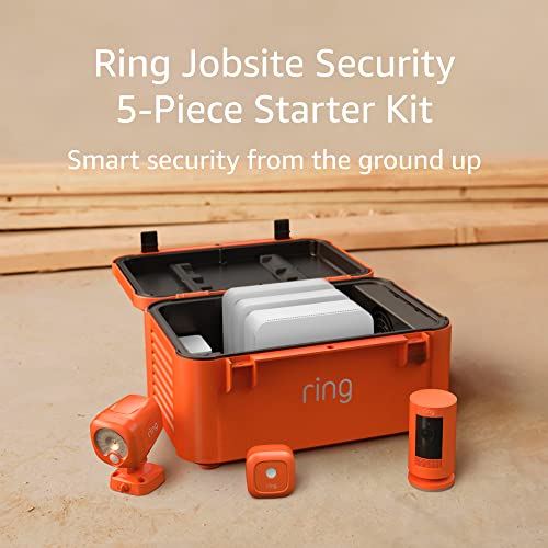 Ring Jobsite Security – Starter Kit, 5-piece with built-in wifi compatibility