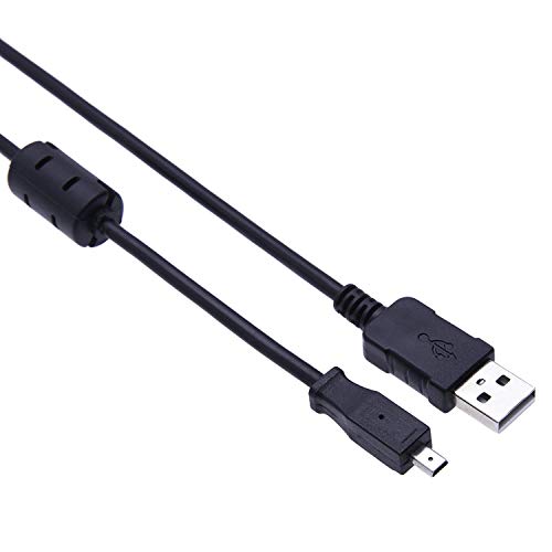 Kodak U-8 (U8) Easyshare USB Cable Cord Compatible with C140, C180, C182, C190, C310, C315, C330, C340, C350, C360, C433, C503, C513, C530, C763, C813, C875, C913, C1013, CD33 (Transfer/Charging)