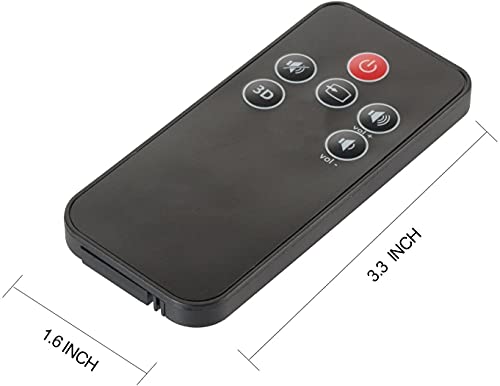 Amtone Replacement Remote Control for Klipsch R-10B ICON SB 1 SB 3 Speakers R 10B Sound Bars System