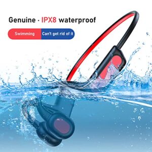 Bluetooth Headphones Stereo Wireless Earphones Built-in Noise-canceling Mic Open-Ear Waterproof Sport Headsets for Running Cycling Yoga Hiking
