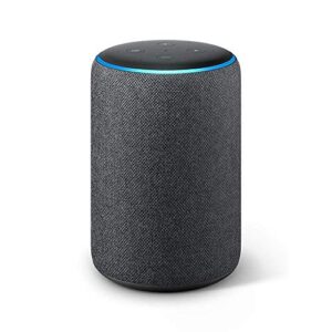 echo plus (2nd gen) – premium sound with built-in smart home hub – charcoal