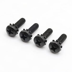 ReplacementScrews M4 14mm Screws Compatible with Many LG TV Stands - Set of 4