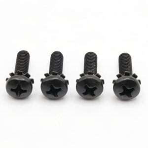 ReplacementScrews M4 14mm Screws Compatible with Many LG TV Stands - Set of 4