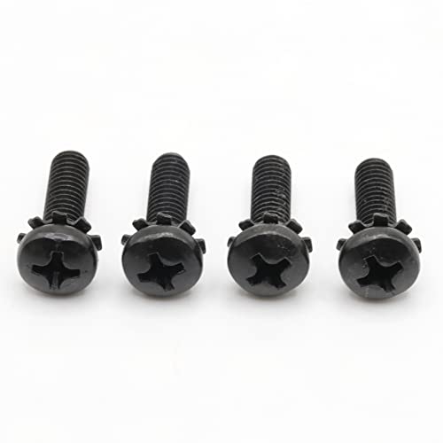 ReplacementScrews M4 14mm Screws Compatible with Many LG TV Stands - Set of 4