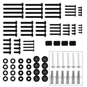 suptek universal tv mounting hardware kit set includes tv screws and anchors m4 m5 m6 m8 tv screws and spacer fit most tvs up to 80 inch