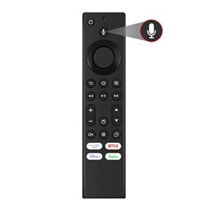 ct-rc1us-21 replacement voice remote control fit for toshiba fire tv 32lf221u21 43lf621u21 43lf421u21 50lf621u21 55lf621u21 65c350ku tf-32a710u21 tf-43a810u21 tf-50a810u21 tf-55a810u21