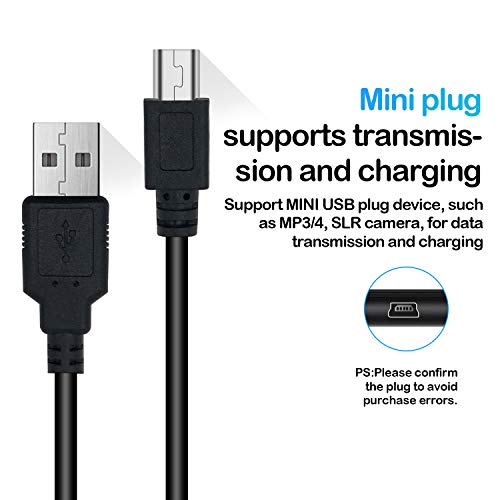 XINYUWIN Mini USB 5Pin Power Cord 5FT Compatible with Garmin GPS Navigator Nuvi 50lmt 52lm 55lmt 57lm 67lm 2457lmt 2557lmt 2589lmt 2597lmt 2689lmt 2555lmt 2595lmt 40lm 255w; Gpsmap 62s Charging Cable