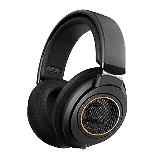 New Philips SHP9600 Wired, Over-Ear, Headphones, Comfort Fit, Open-Back 50 mm Neodymium Drivers (SHP9600/00) - Black (Renewed)