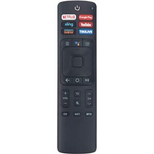 replacement voice command remote control fit for sharp/hisense android smart tv with voice assistance sub erf3a69s erf3a69 erf3b69s erf3b69 erf3r69h erf3i69h erf3n69h erf3f69v erf3i69v