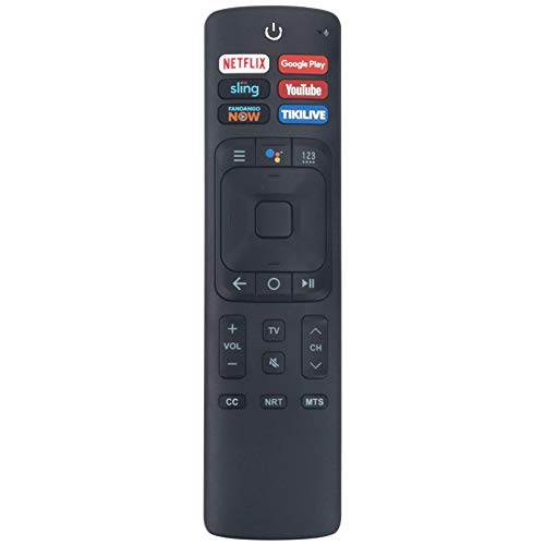 Replacement Voice Command Remote Control fit for Sharp/Hisense Android Smart TV with Voice Assistance sub ERF3A69S ERF3A69 ERF3B69S ERF3B69 ERF3R69H ERF3I69H ERF3N69H ERF3F69V ERF3I69V