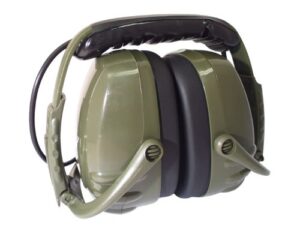 earmuff headphones – iphone & scanner compatible – great for impact sports like hunting, gun range, nascar races, construction, work, etc.