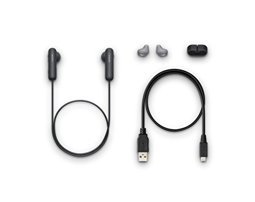 Sony WI-SP500 Wireless in-Ear Sports Headphones, Black (WISP500/B)