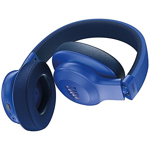 JBL E55BT Over-Ear Wireless Headphones Blue (Renewed)