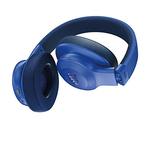 JBL E55BT Over-Ear Wireless Headphones Blue (Renewed)