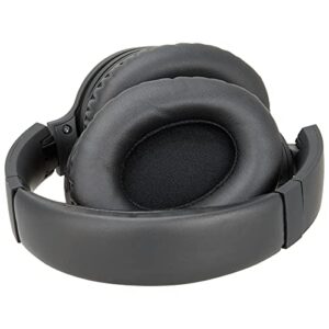 iLive Active Noise Cancellation Bluetooth Headphones, Adjustable Headband, Includes 3.5mm Audio Cable, Black (IAHN40B)