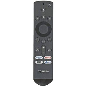 toshiba ct-rc1us-19 / insignia ns-rcfna-19 fire tv remote control [original/oem] – rf/smart/voice remote toshiba 50lf621u19 55lf621u19 50led2160p 55led2160p 49lf421u19 tf-50a810u19 (renewed)