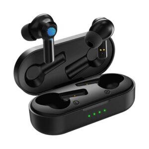 eiosun wireless earbuds tws bluetooth 5.1 headphones, noise canceling ipx7 waterproof for sport build-in mic 24h playtime comfortable in-ear headsets