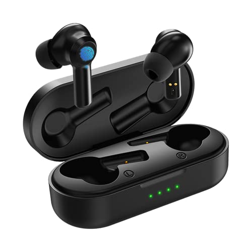 EIOSUN Wireless Earbuds TWS Bluetooth 5.1 Headphones, Noise Canceling IPX7 Waterproof for Sport Build-in Mic 24H Playtime Comfortable in-Ear Headsets