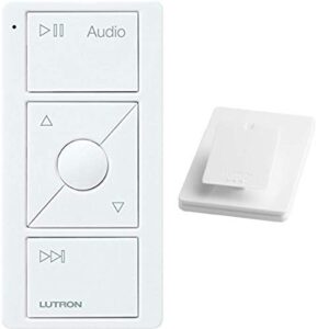lutron tabletop pedestal + audio pico remote, sonos endorsed integration, white